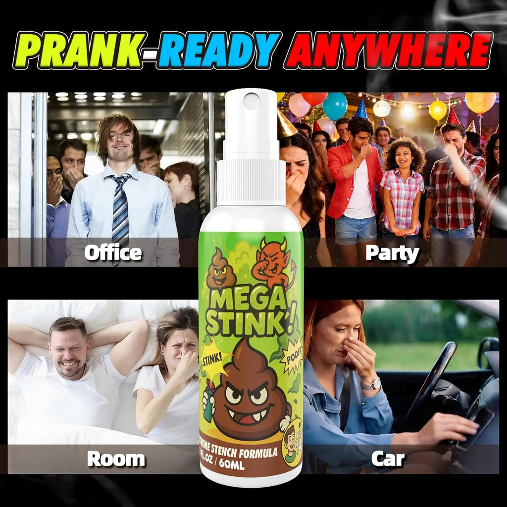 Fart Spray Prank Potent Real Stink Spray Quick Odor Fix Hilarious Gag Parties Adults Office Chaos Prank Stink Stuff Non Toxic