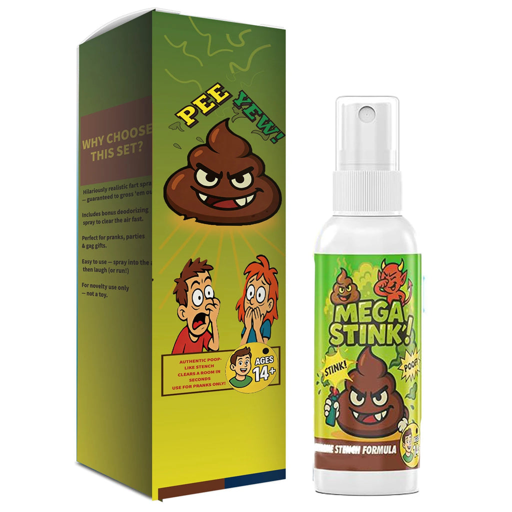 Fart Spray Prank Potent Real Stink Spray Quick Odor Fix Hilarious Gag Parties Adults Office Chaos Prank Stink Stuff Non Toxic